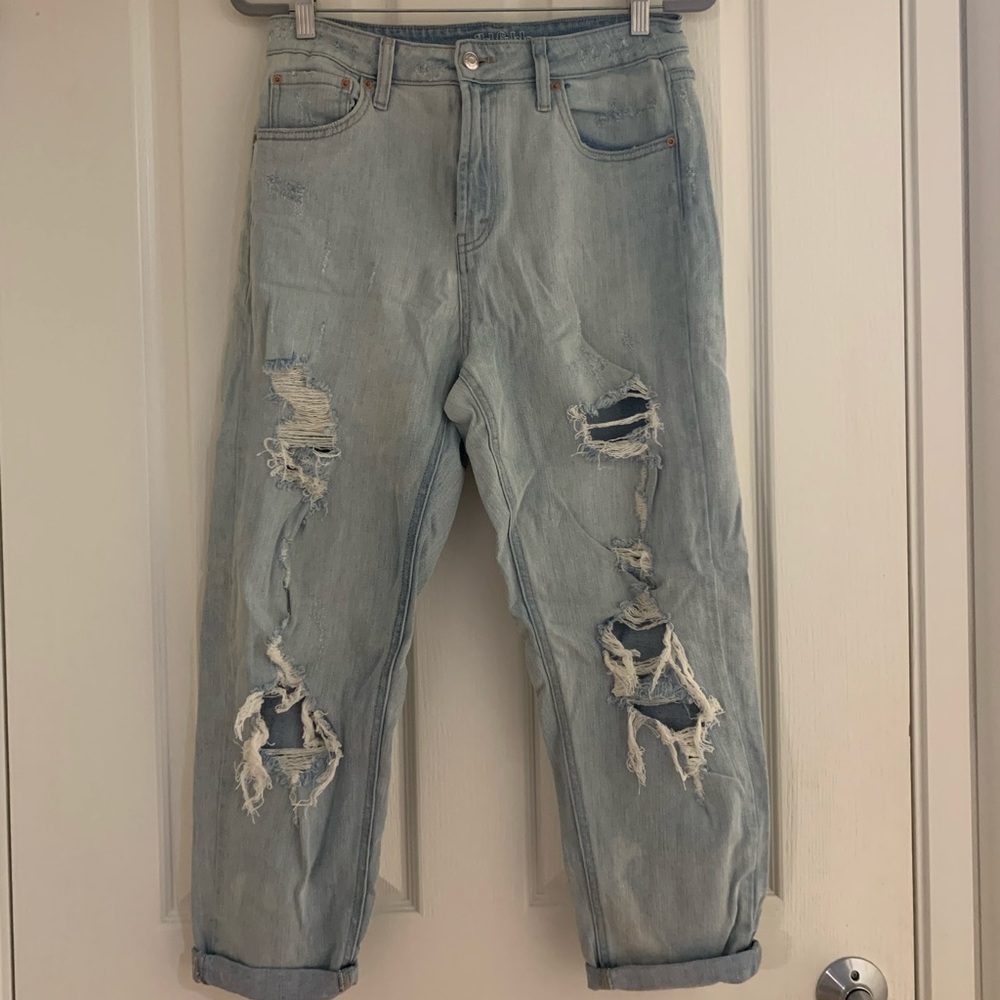 Target brand Fable high waisted mom jeans